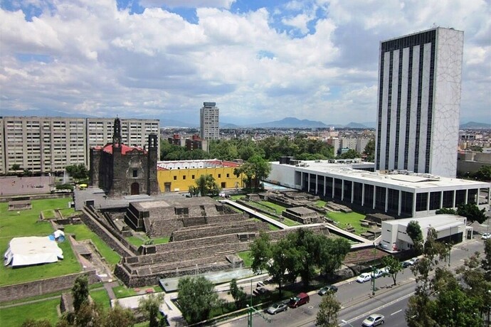 Panoramica de Tlatelolco