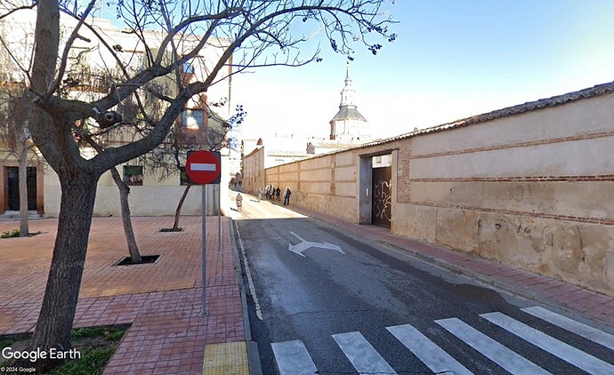 Plaza San Juan de Dios y Travesía Avellaneda antes
