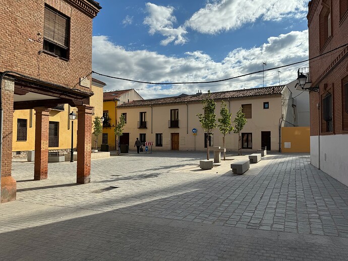 Plaza Santa María la Rica ahora