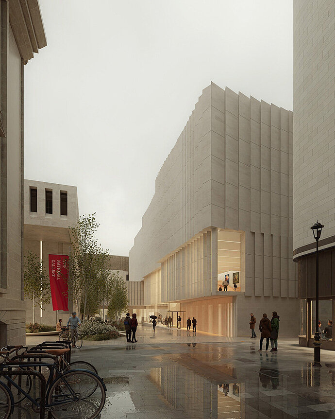 kengo-kuma-kkaa-competition-national-gallery-new-wing-london-project-domani-bdp-mica-designboom-01