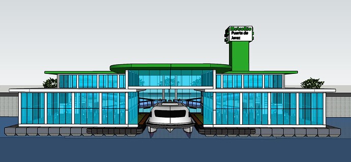 Station Rear View