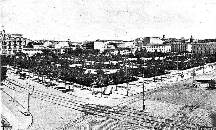 PLAZA DE ESPAÑA 1918