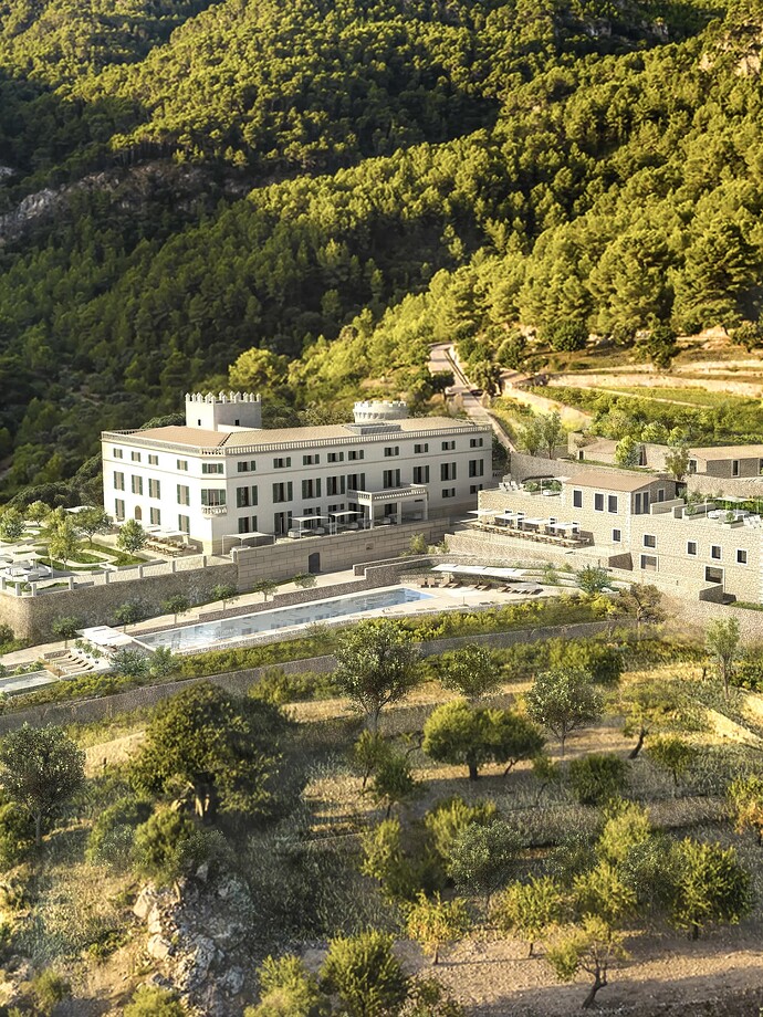 Son Bunyola hotel rendering