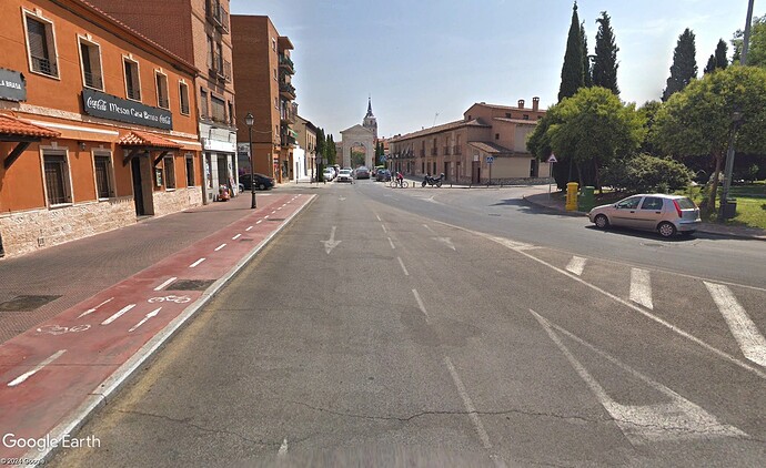 Avenida de Madrid antes