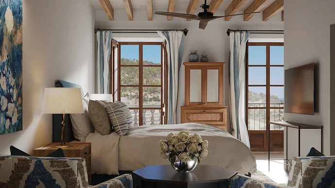 Son Bunyola Hotel - Deluxe Sea View Room RB06