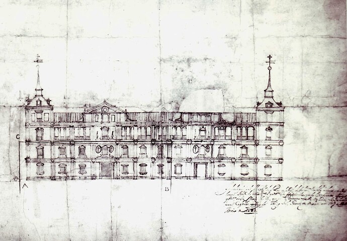 fachada del Colegio del Rey