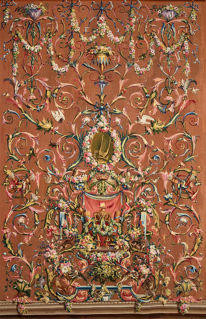 Cama de Carlos III tela