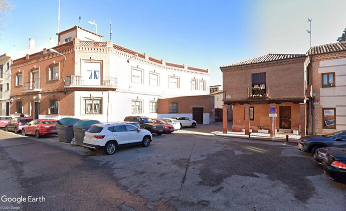 Plaza Santa María la Rica antes