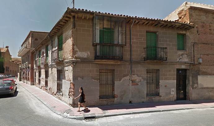Restauración calle Trinidad antes 1