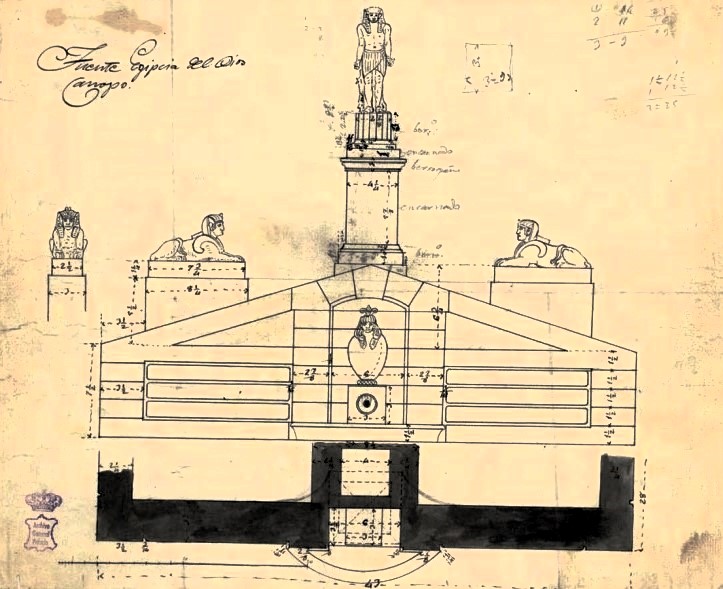 FUENTE EGIPCIA BOCETO