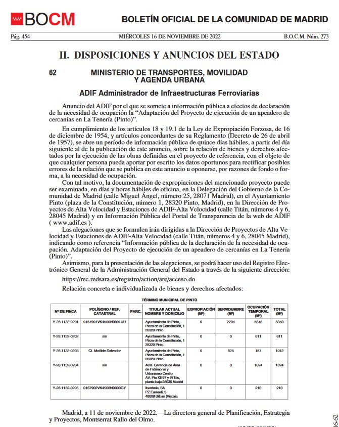 Expropiacion Pinto